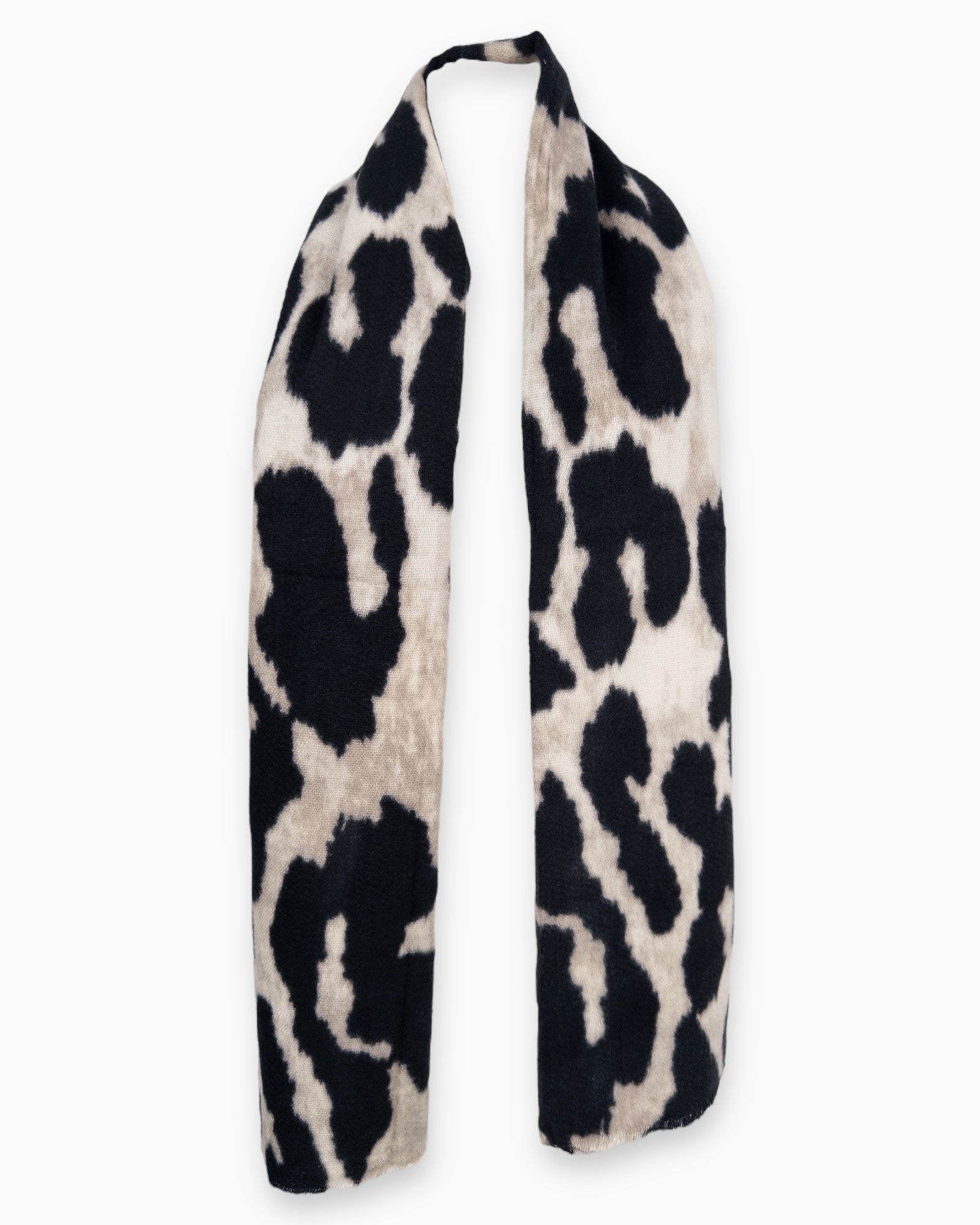 Leo Schal beige schwarz