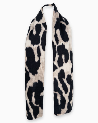 Leo Schal beige schwarz