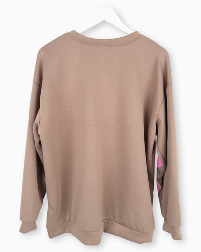 Oversize Sweatshirt Copenhagen hellbraun