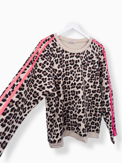 Oversize Leo Sweatshirt beige