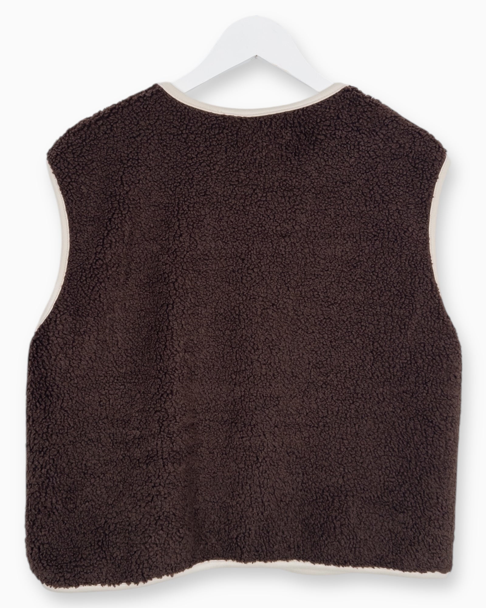 Teddy Weste Choice dunkelbraun