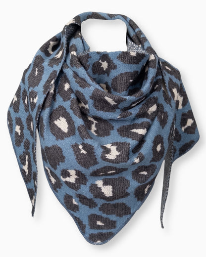 Leo Dreieckstuch blau