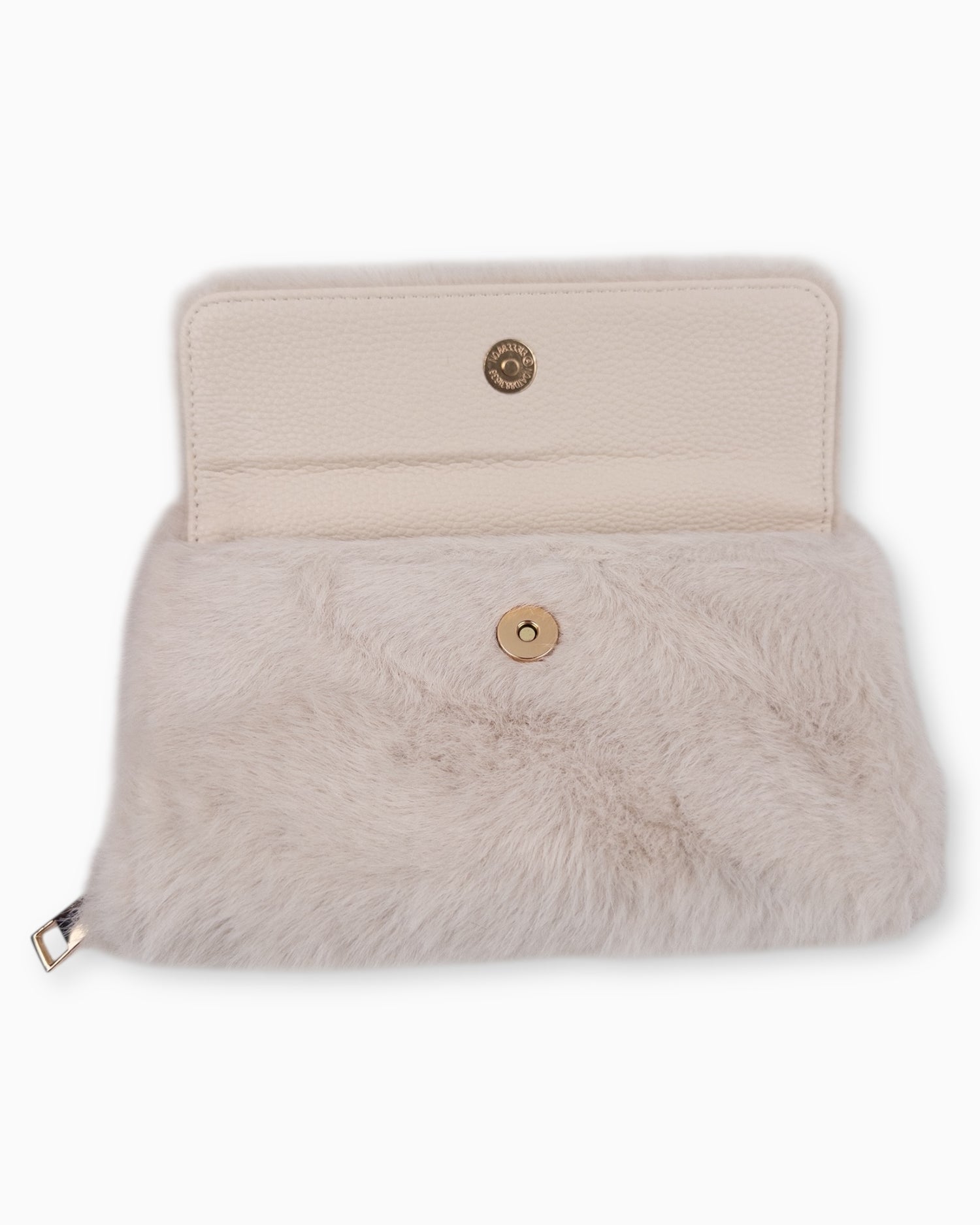 Handytasche Plüsch creme