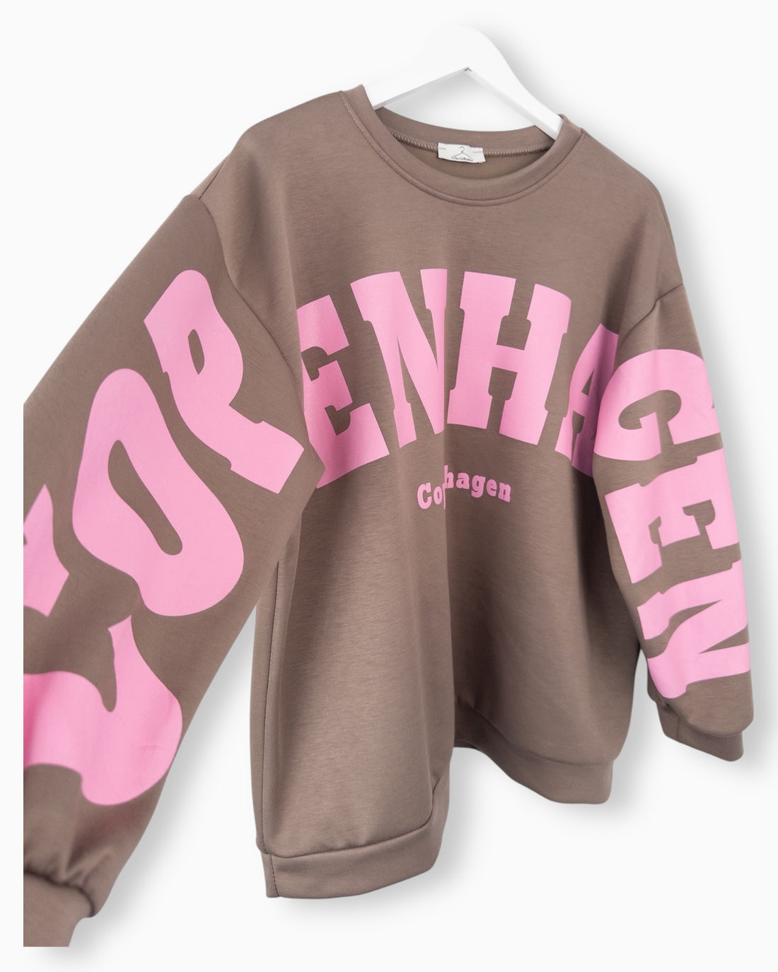 Oversize Sweatshirt Copenhagen hellbraun