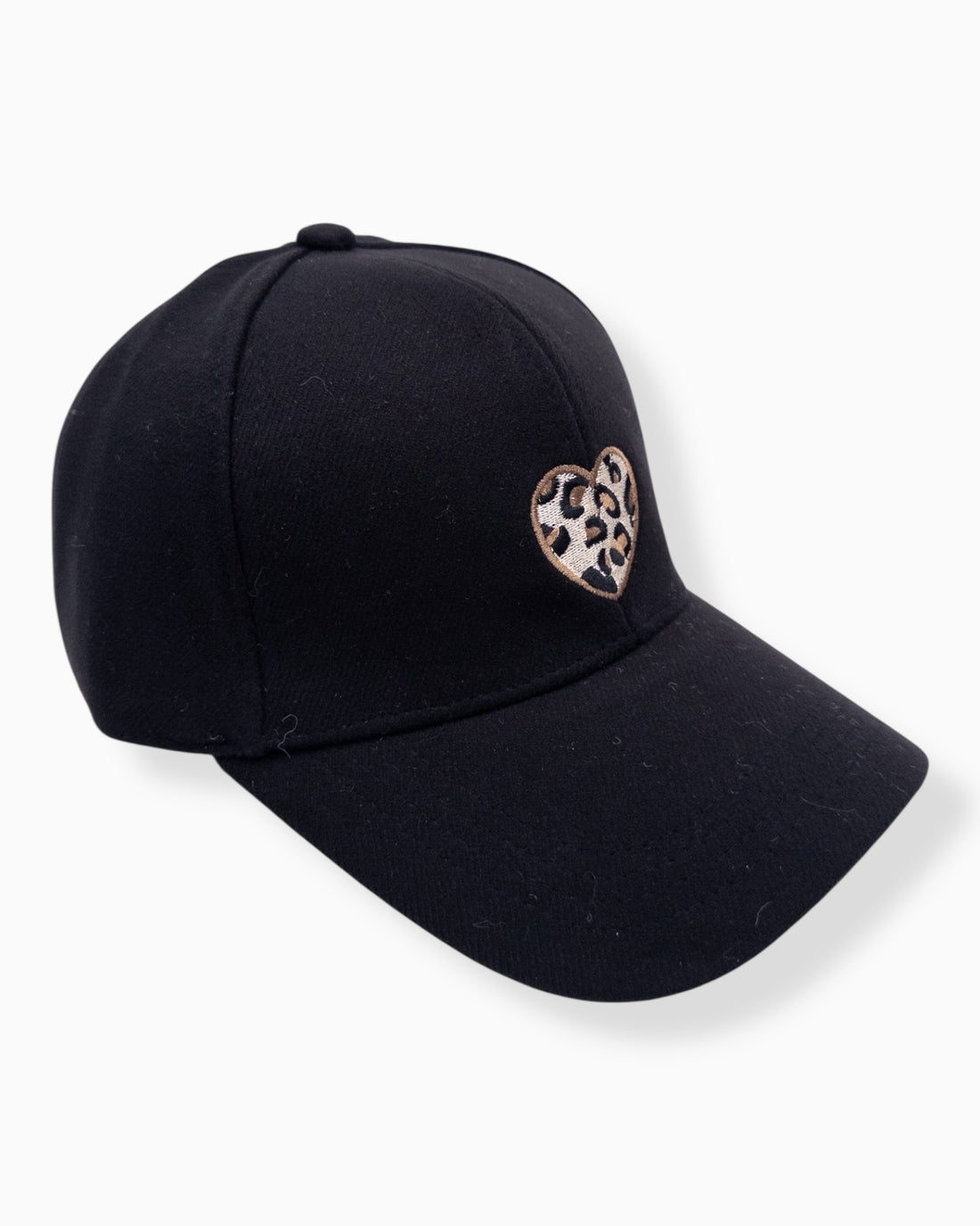Leo Cap Herz schwarz