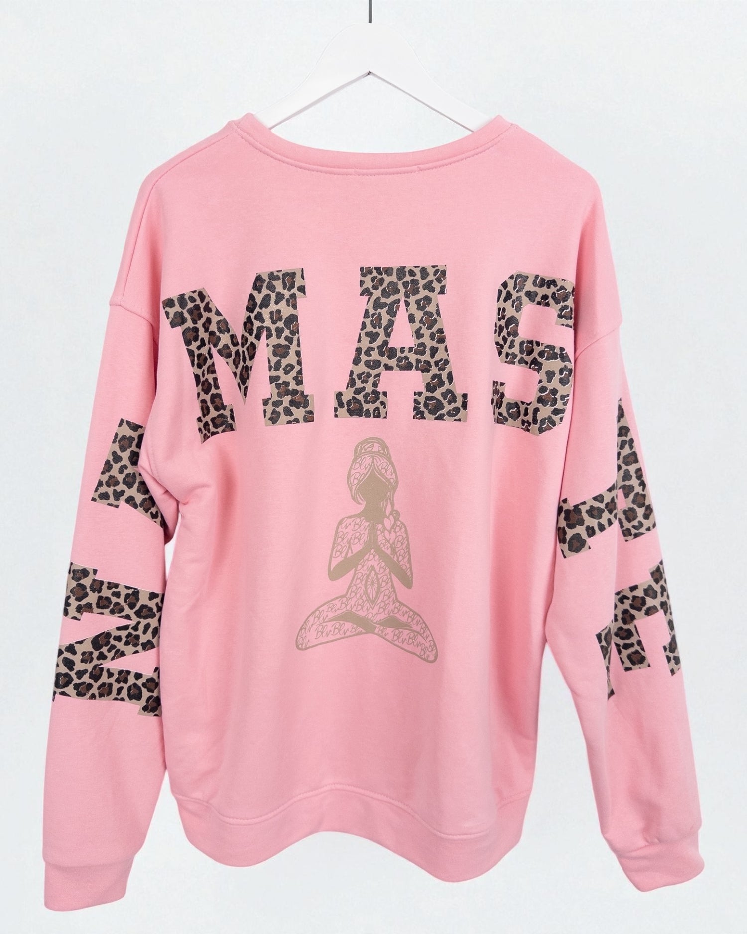 Leo Sweatshirt Namaste rosa