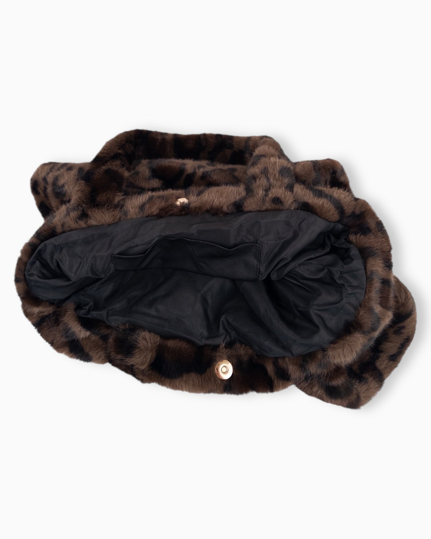 Leo Shopper in Felloptik dunkelbraun