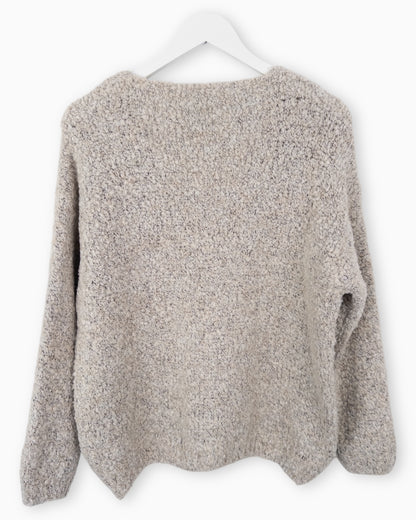 Strickjacke Maja taupe