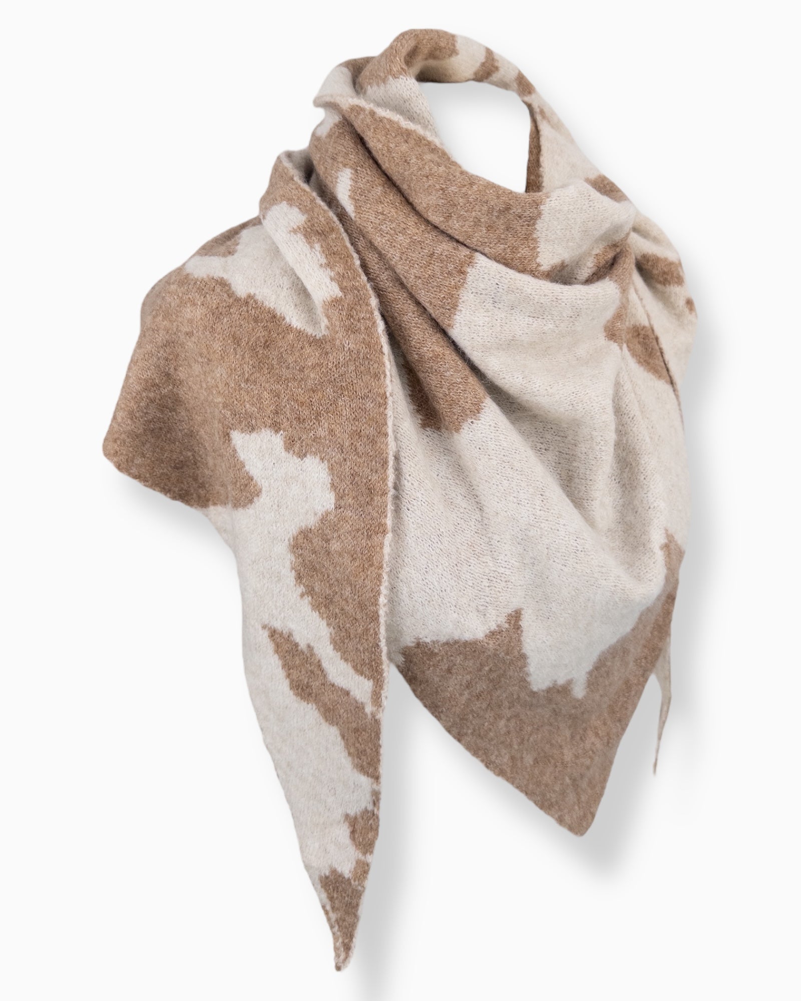 Dreieckstuch Lia beige sand