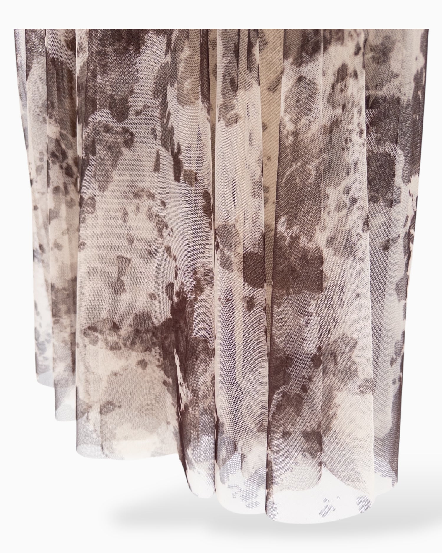 Rock Animalprint mit hellem Unterrock