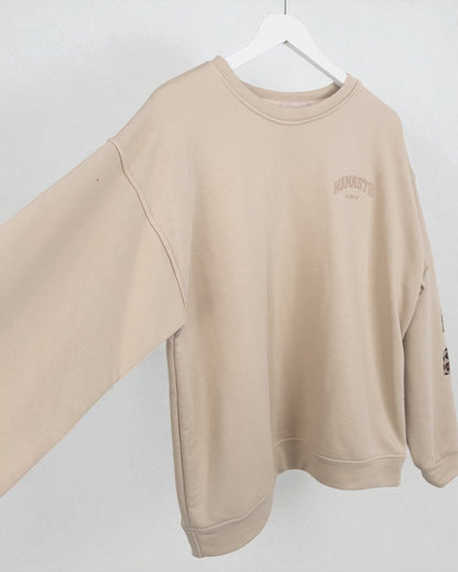 Leo Sweatshirt Namaste beige
