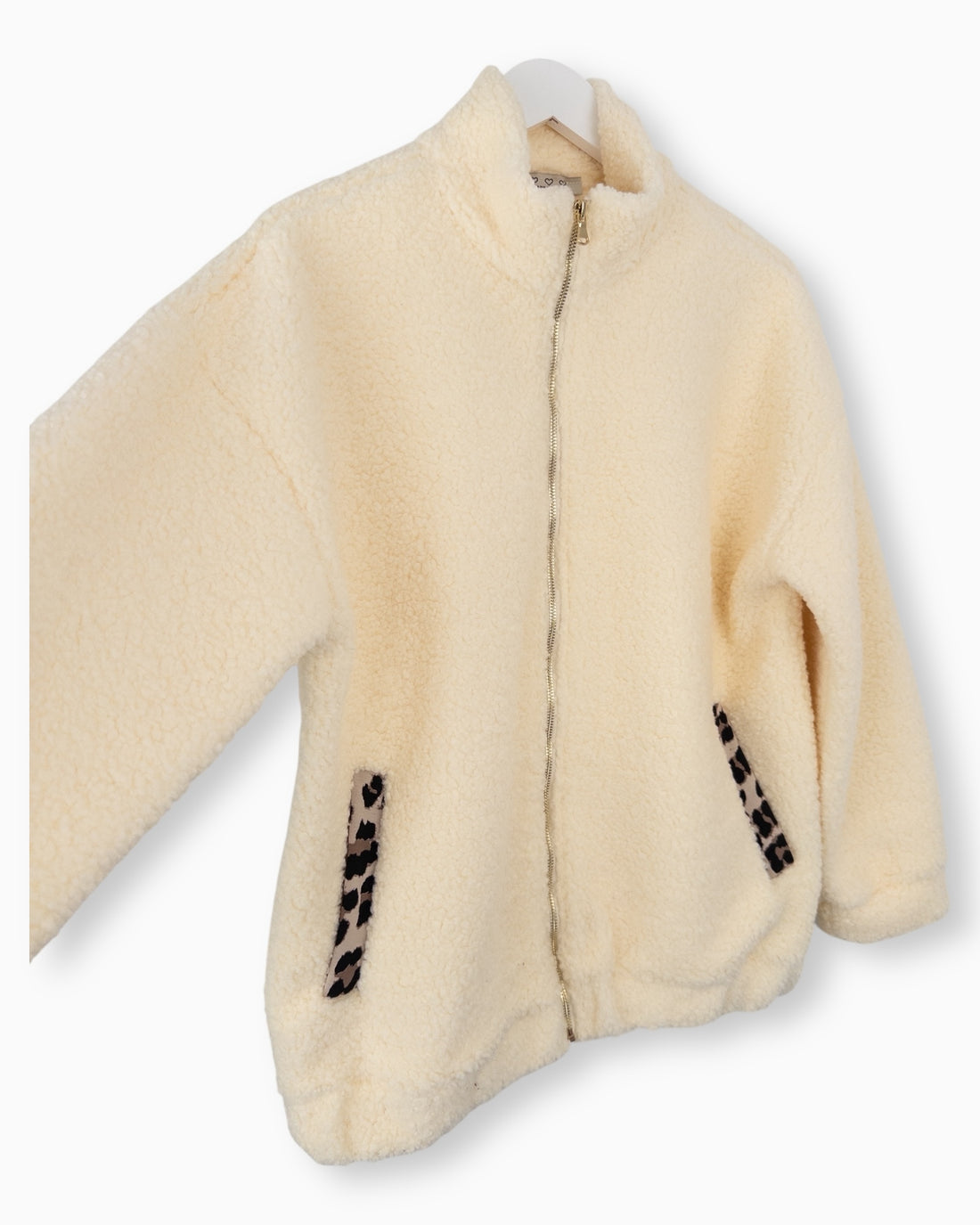 Teddy Jacke creme