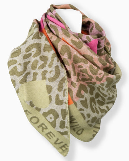 Dreieckstuch Wild Forever oliv
