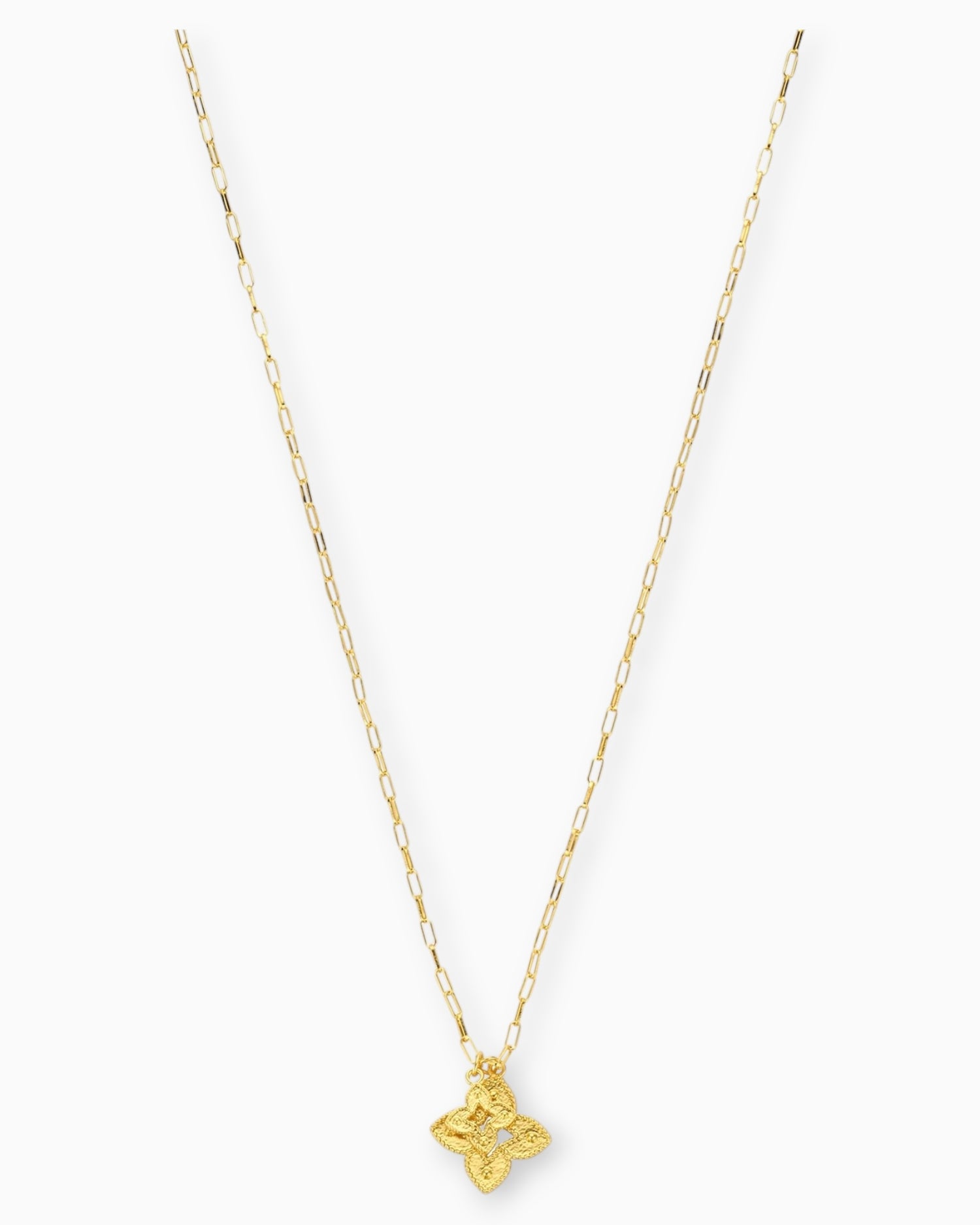 Kette Blume goldfarbig