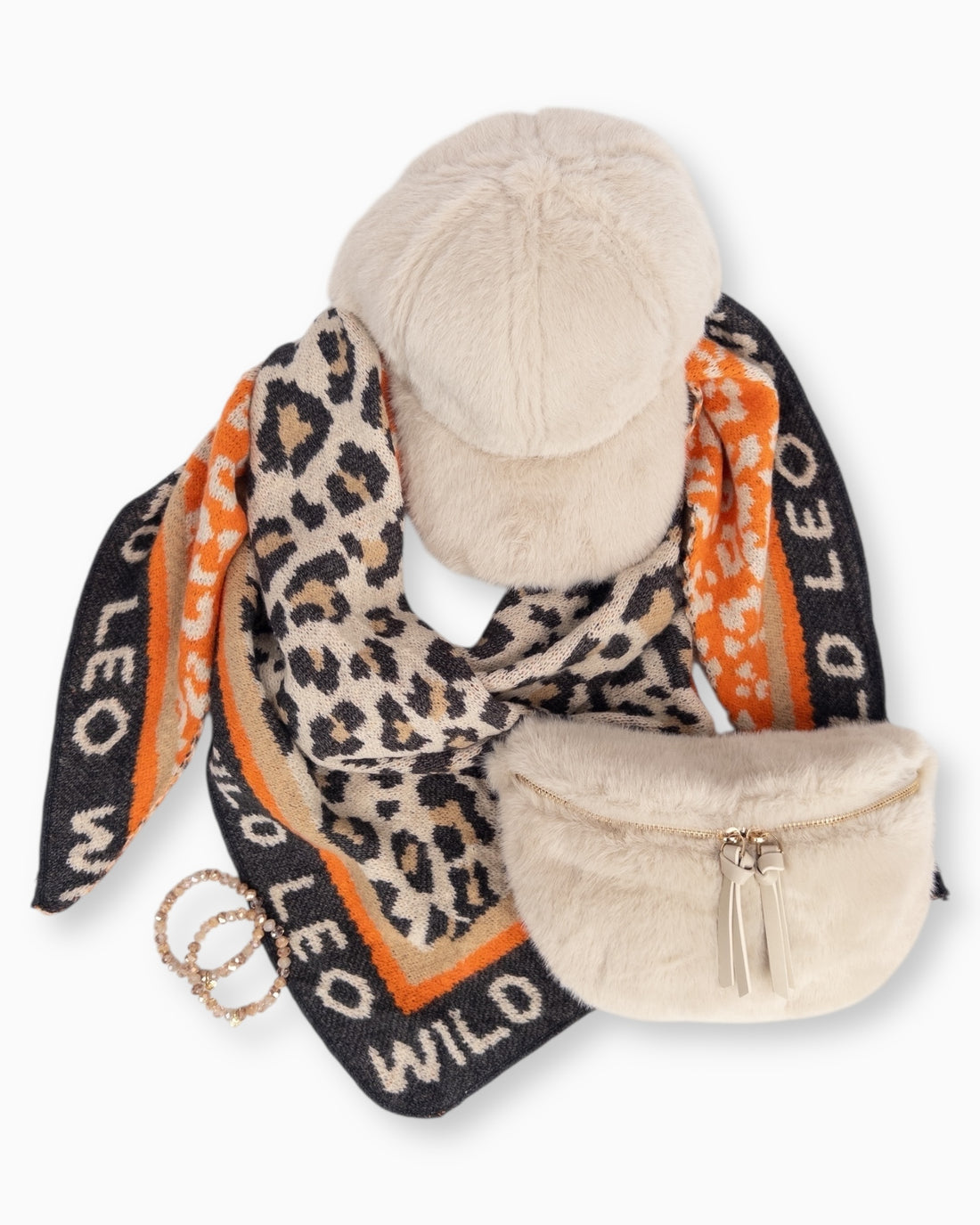 Dreieckstuch Wild Leo orange