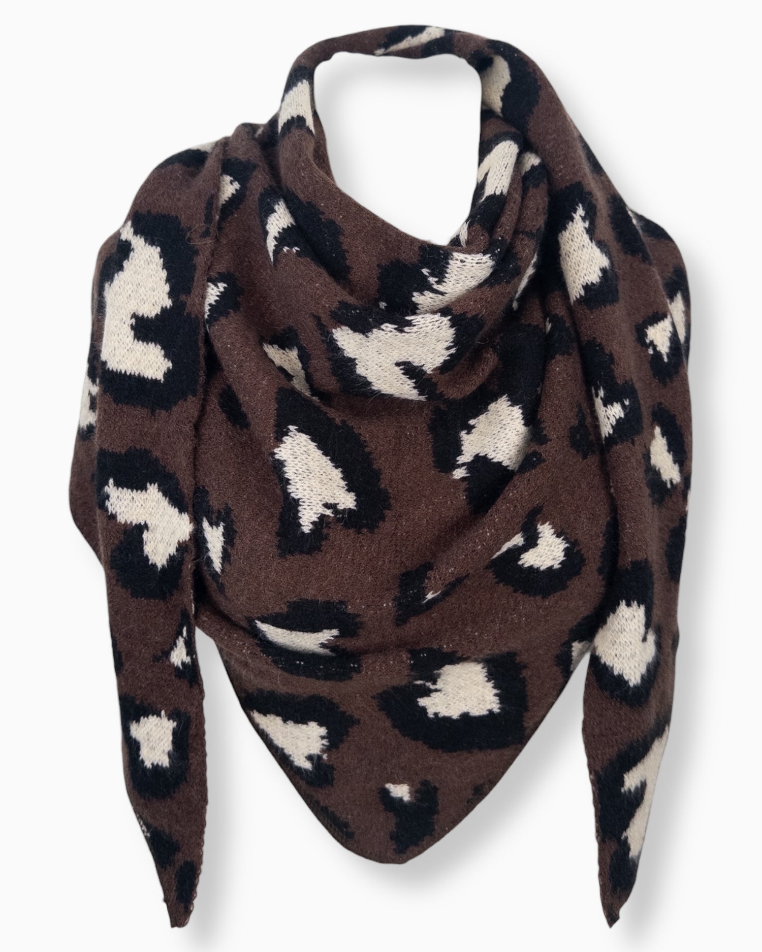 Dreieckstuch Leo braun