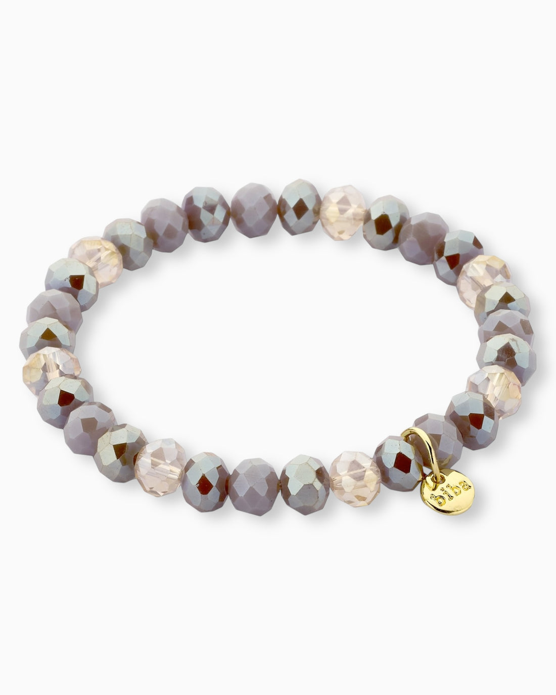 Crystal Armband champagner mix