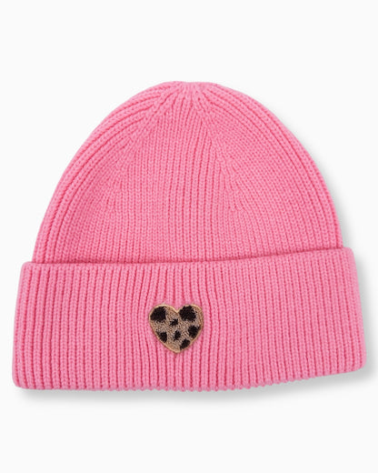 Mütze Leo Herz rosa Gr. L