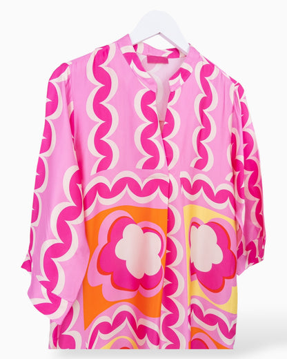 Midi Kleid rosa