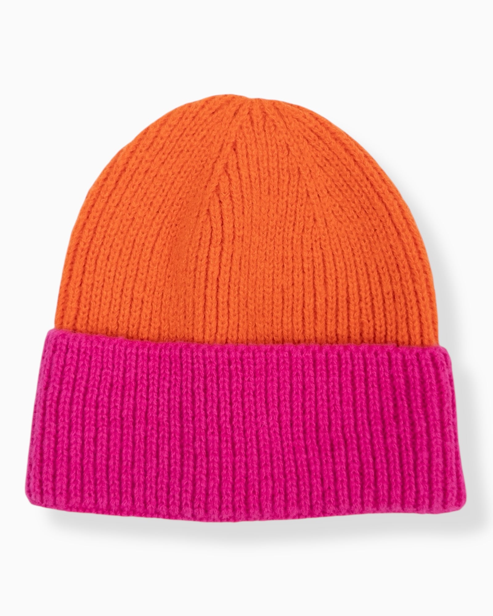 Strickmütze Leona orange pink