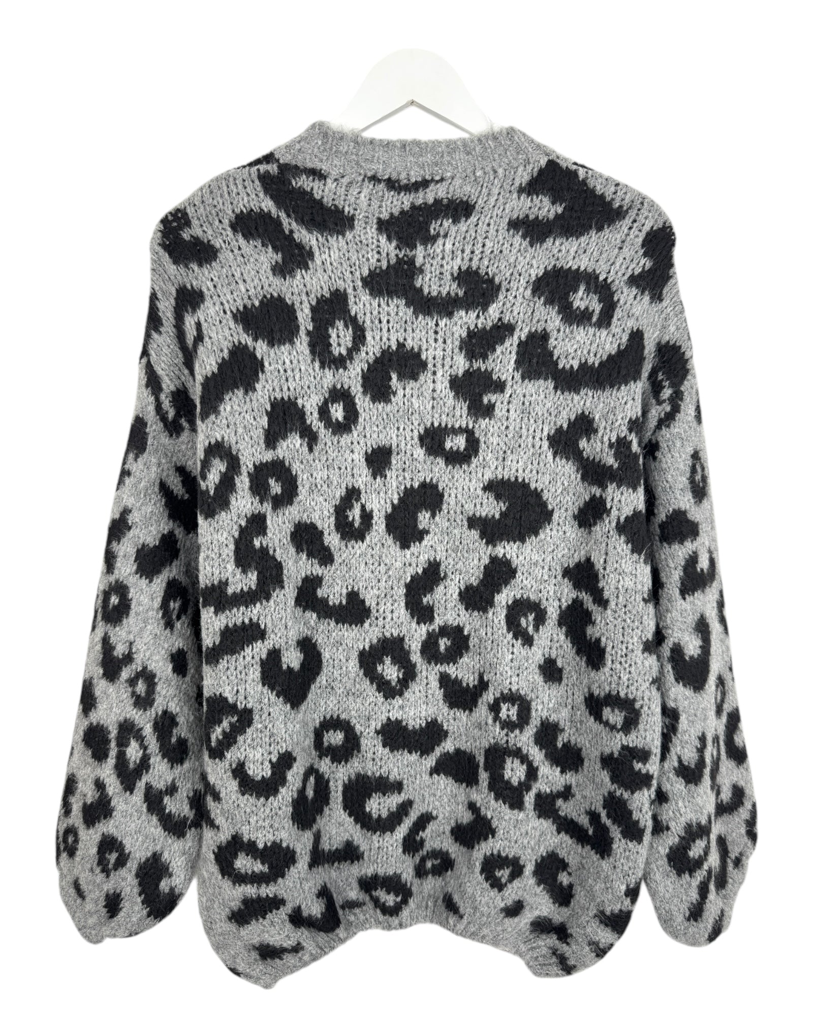 Leo Strickpullover grau