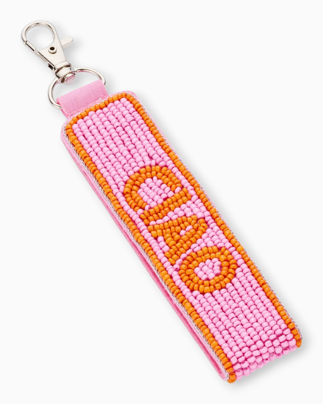 Schlüsselanhänger Ciao rosa orange