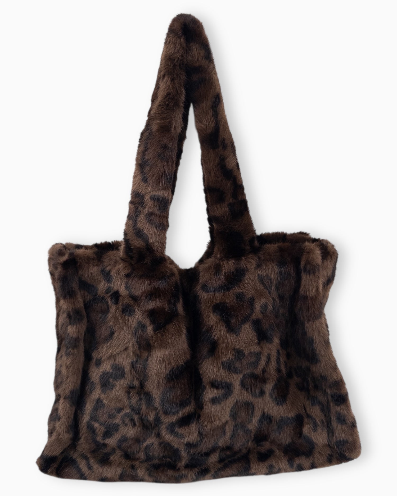 Leo Shopper in Felloptik dunkelbraun