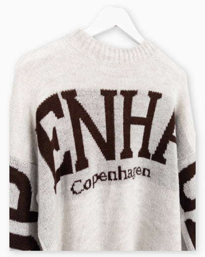 Strickpullover Copenhagen sand braun