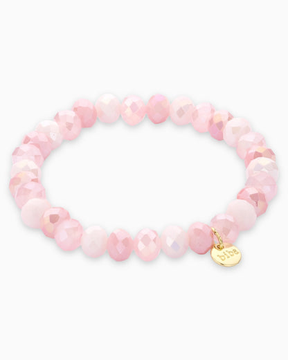 Crystal Armband rosa mix