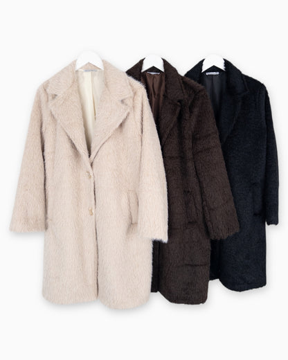 Mantel Fiola sand-beige