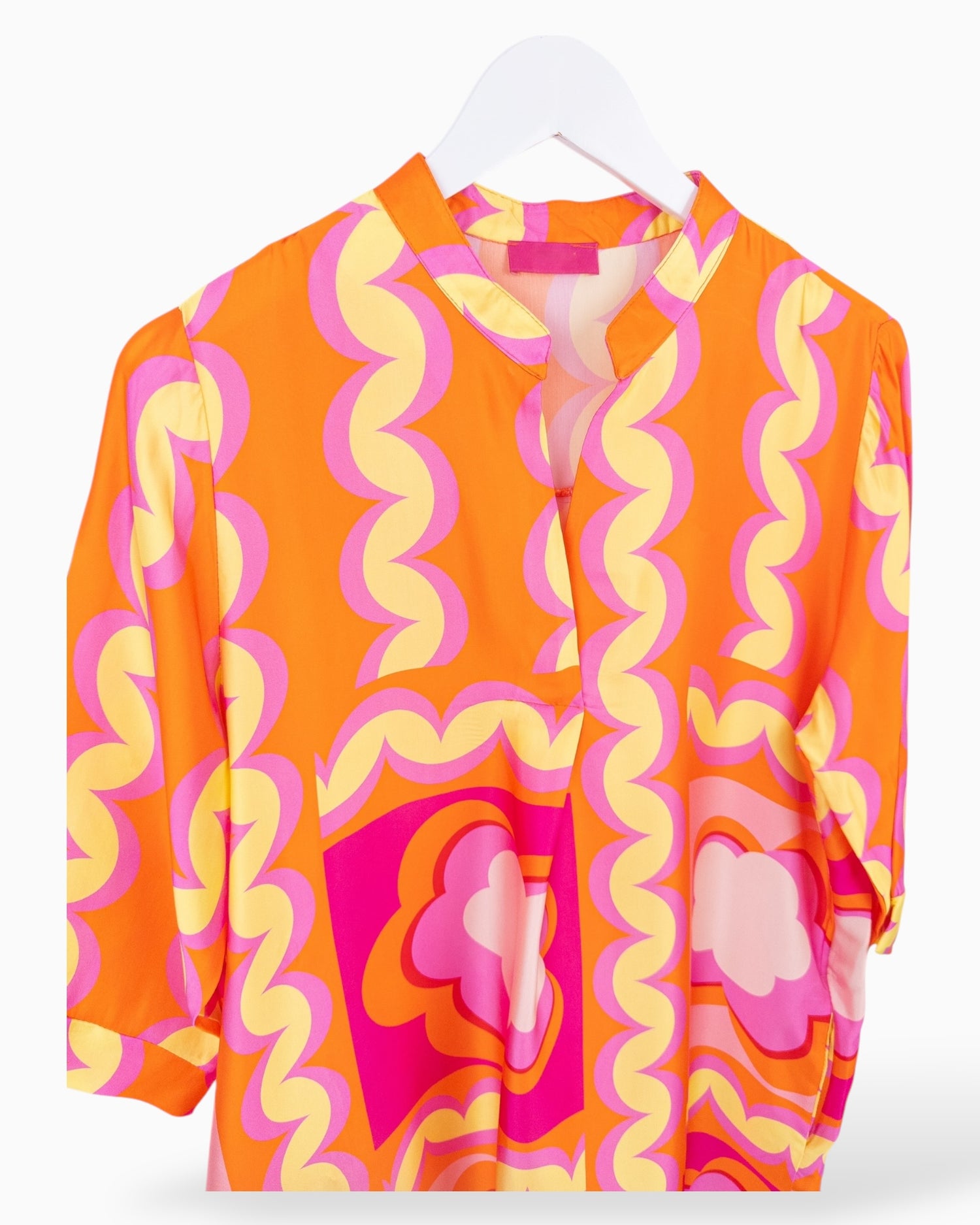 Midi Kleid orange