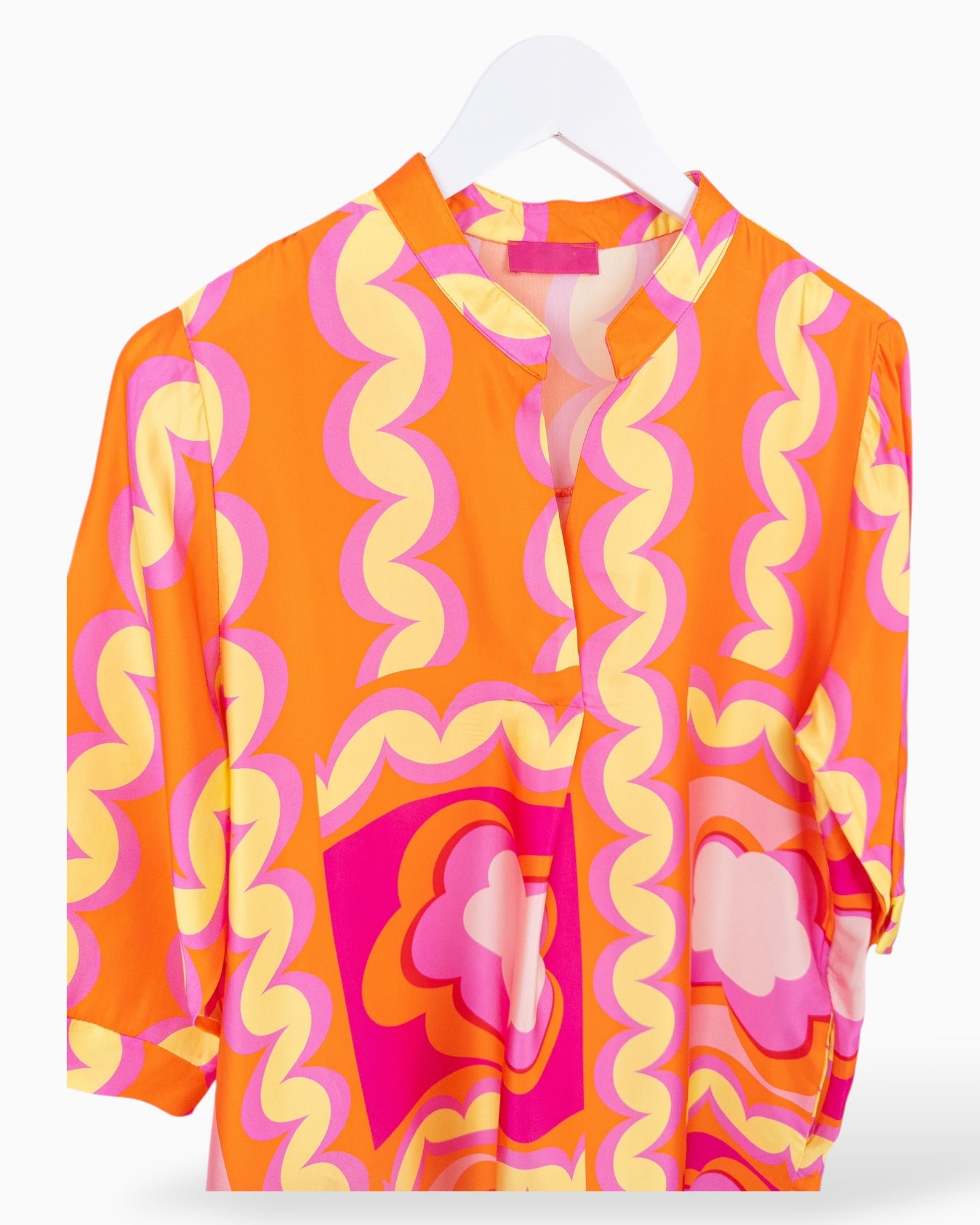 Midi Kleid orange
