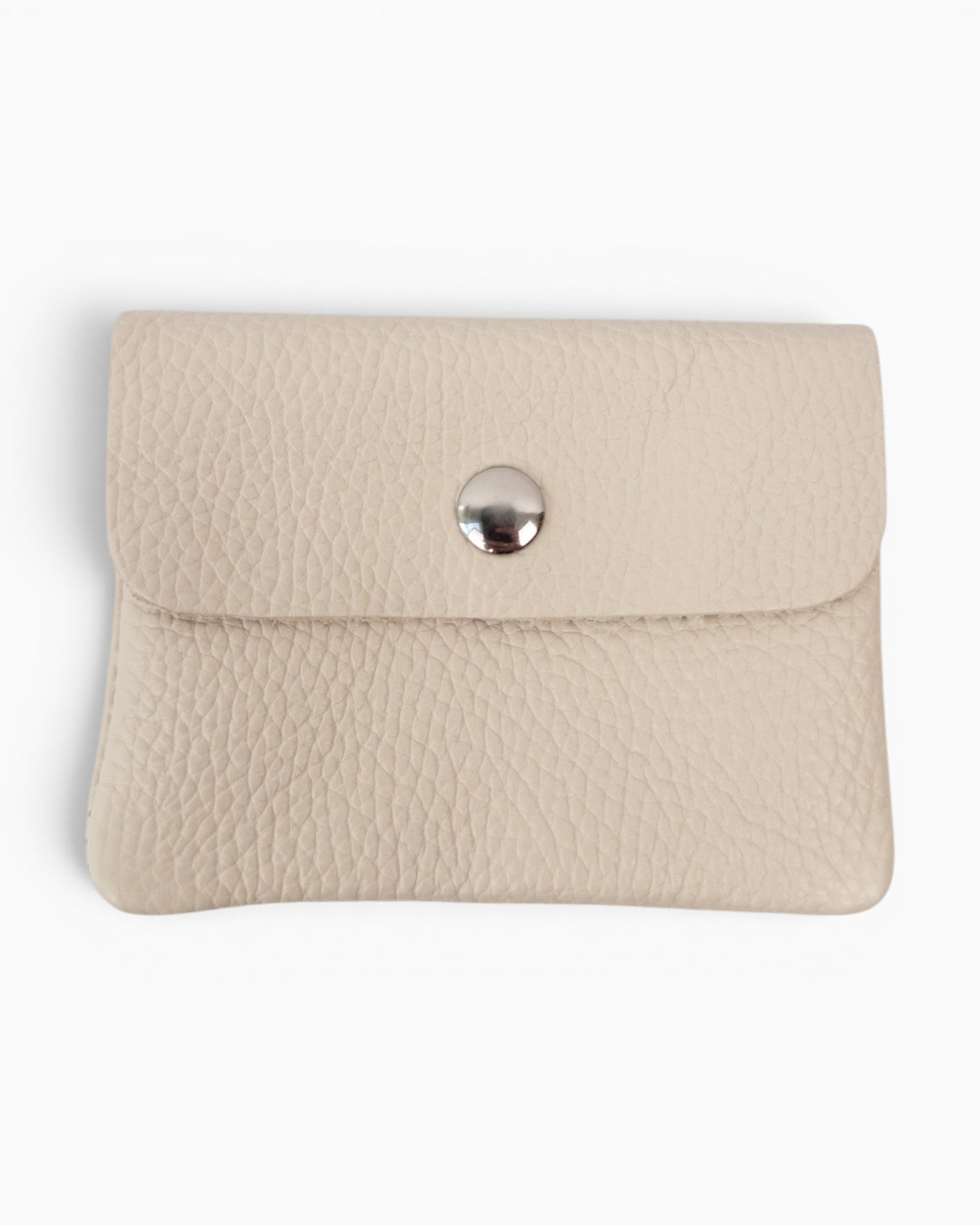 Geldbörse Leder klein creme