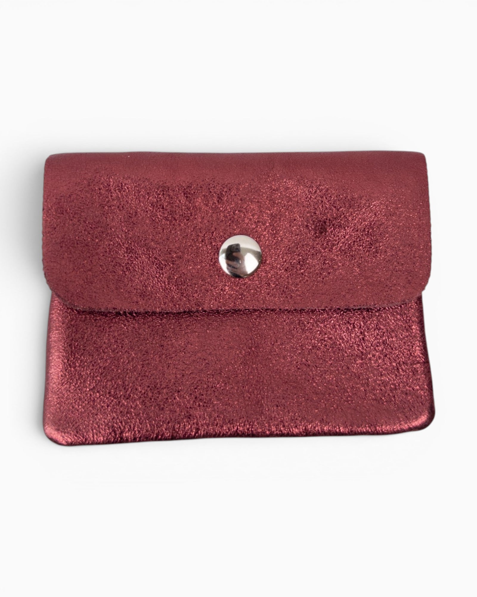 Geldbörse Leder klein bordeaux