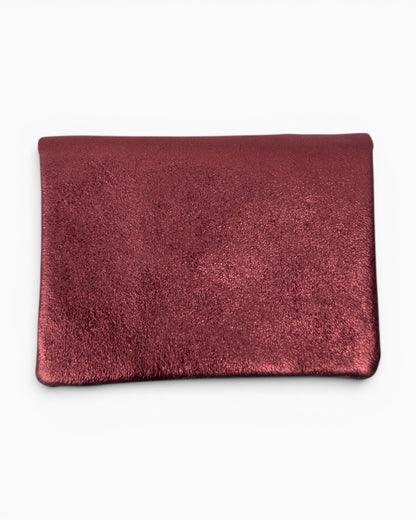 Geldbörse Leder klein bordeaux