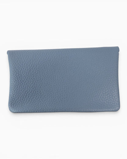 Geldbörse Leder rauchblau