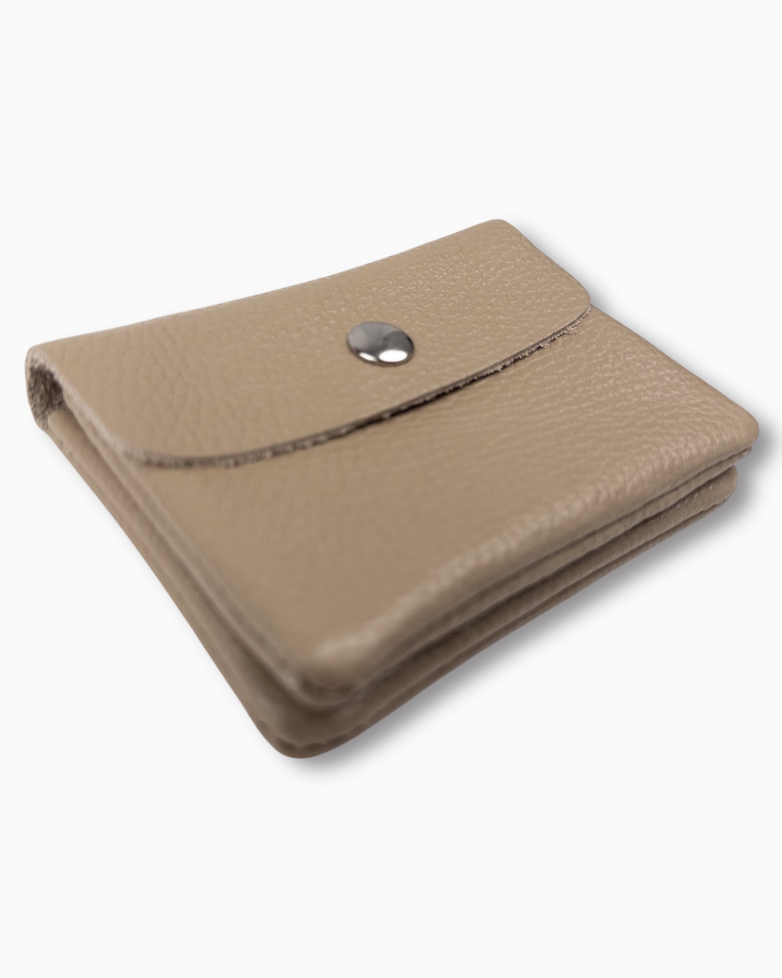 Geldbörse Leder klein beige