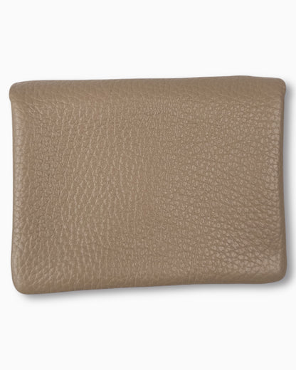 Geldbörse Leder klein beige