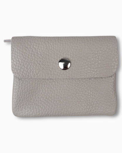 Geldbörse Leder klein taupe
