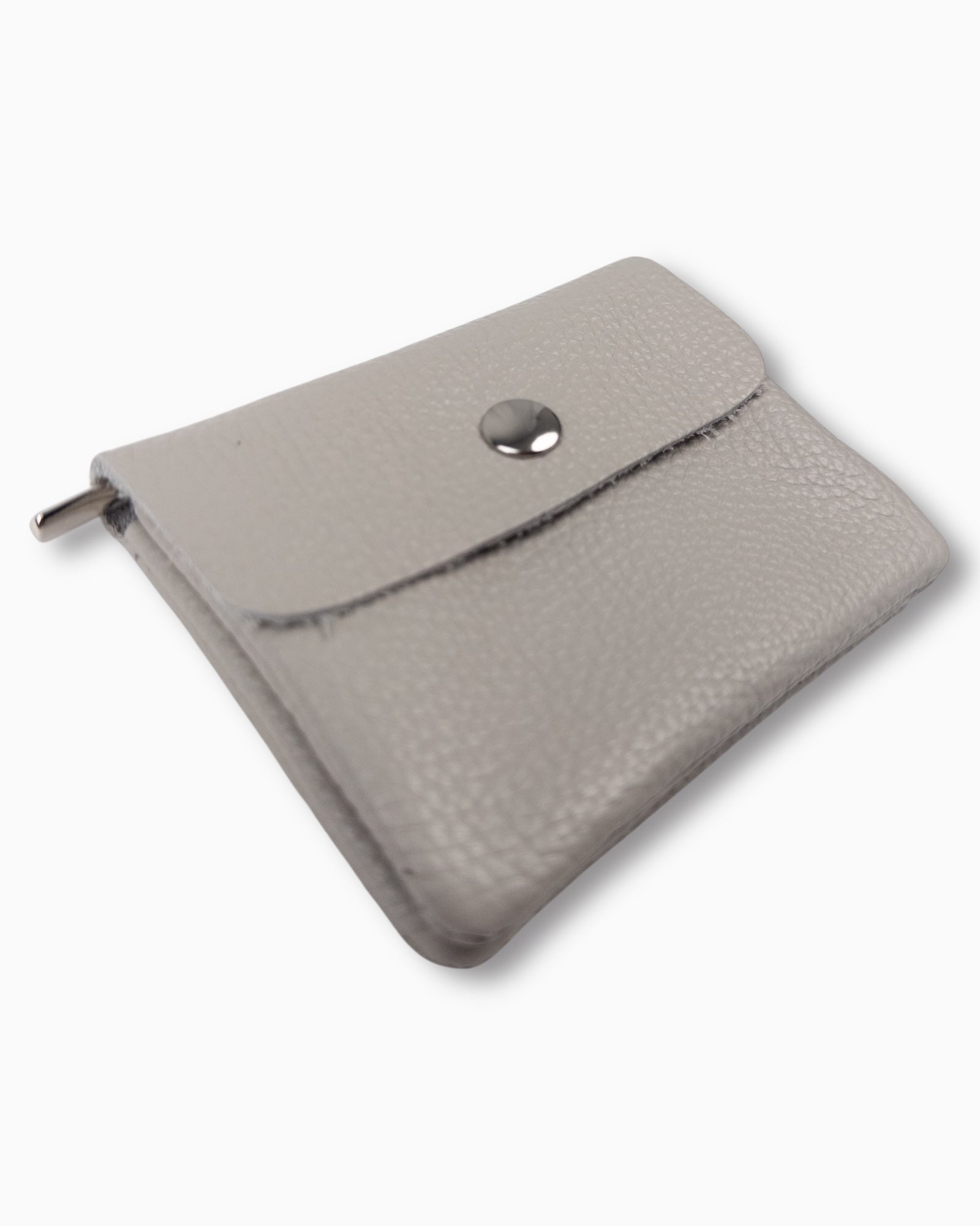 Geldbörse Leder klein taupe