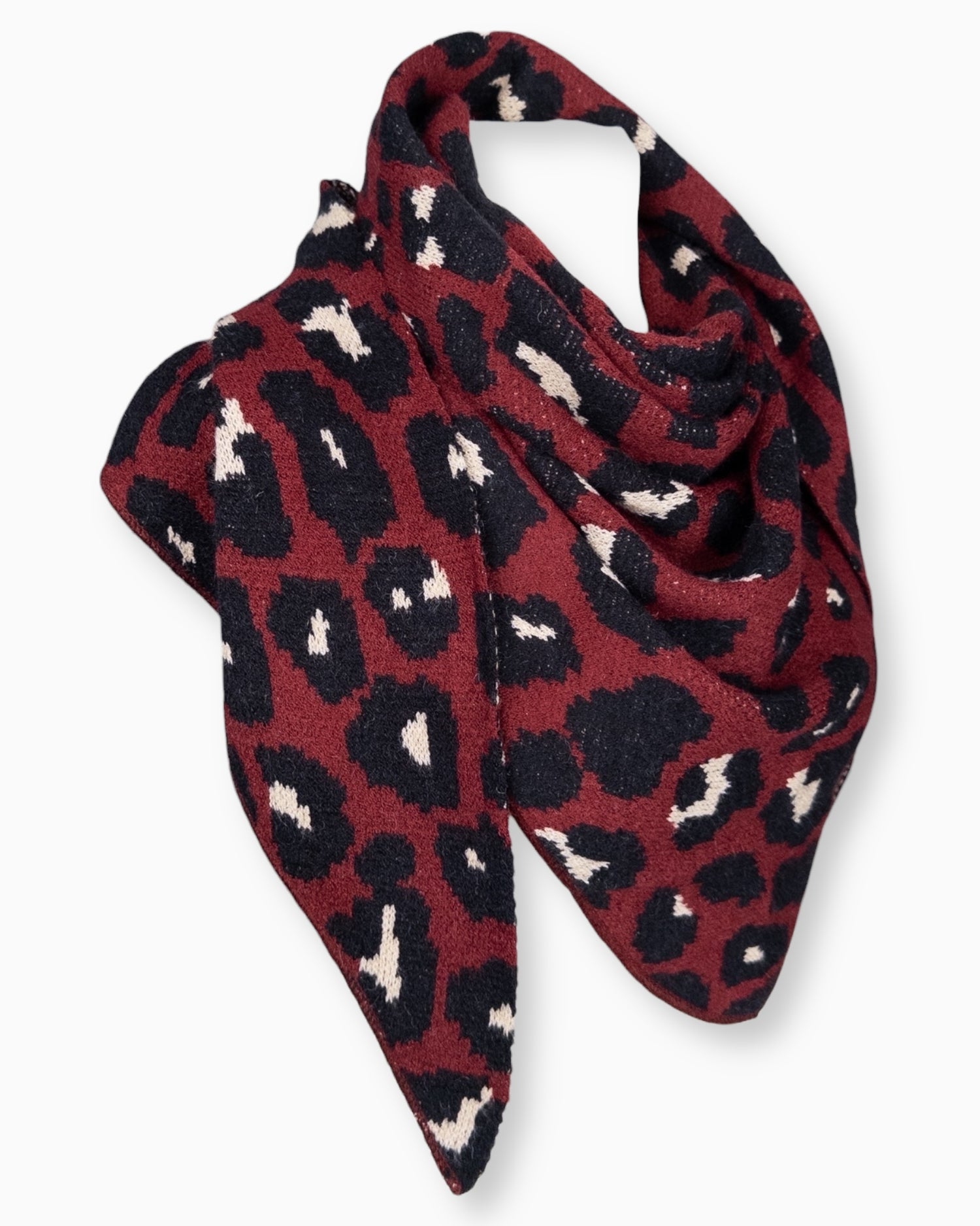 Leo Dreieckstuch weinrot