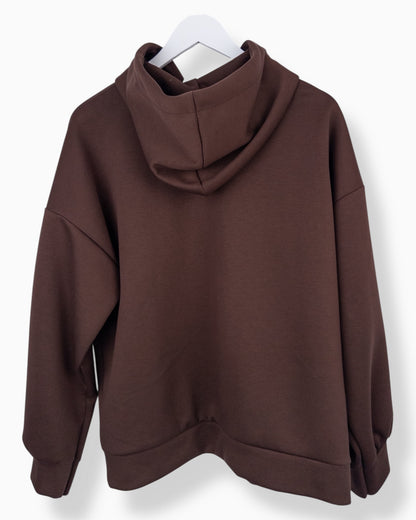Hoodie Smile braun