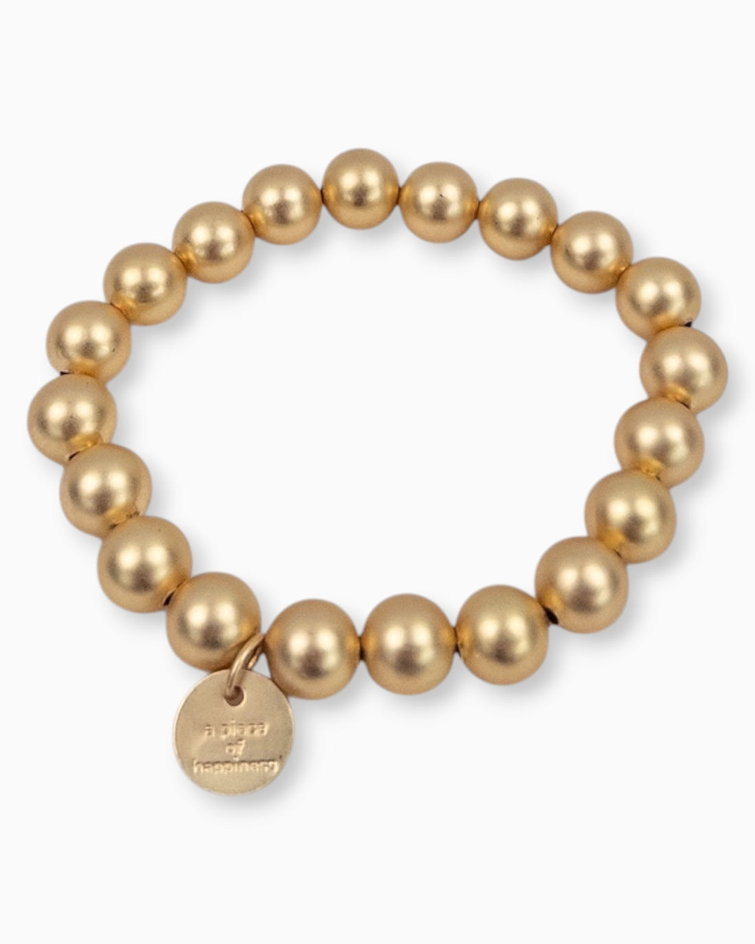 Perlenarmband goldfarben