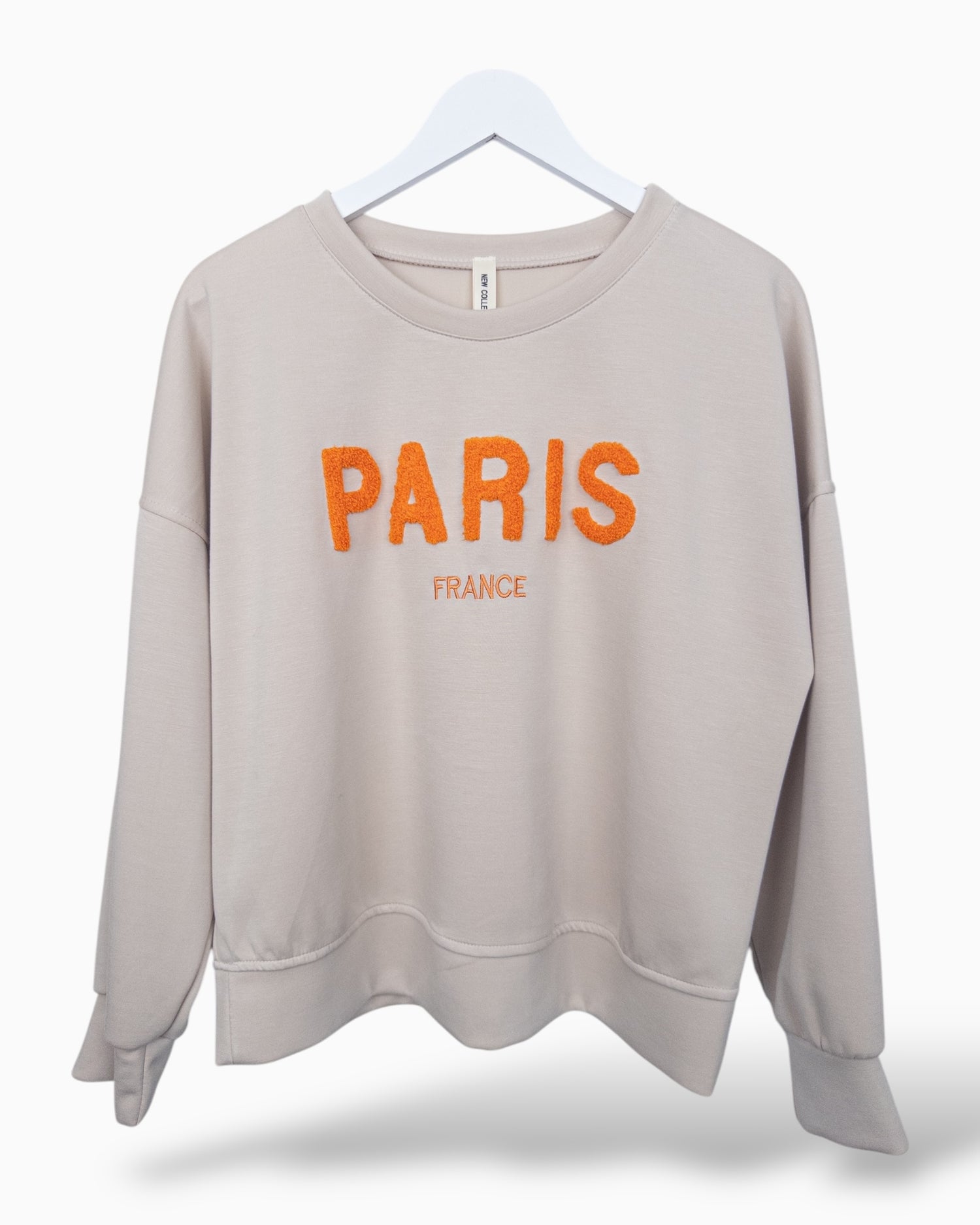 Sweatshirt Paris beige