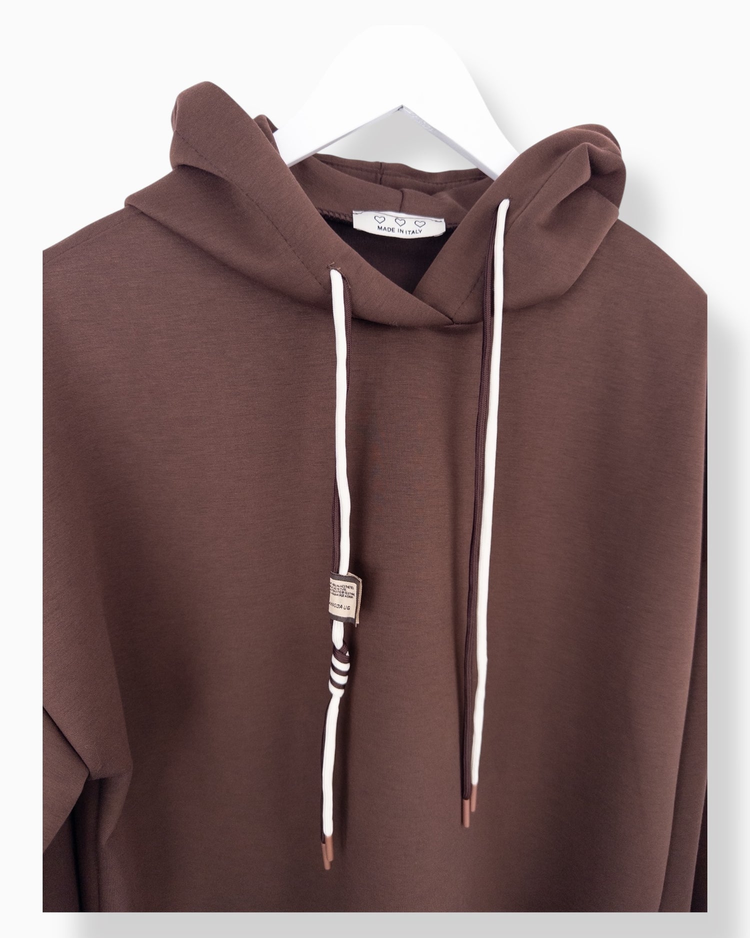 Hoodie Smile braun