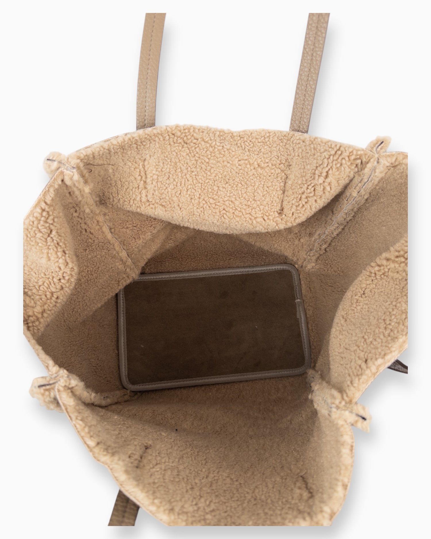 Teddy Handtasche braun beige