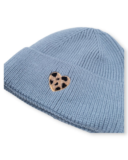 Mütze Leo Herz blau Gr. L