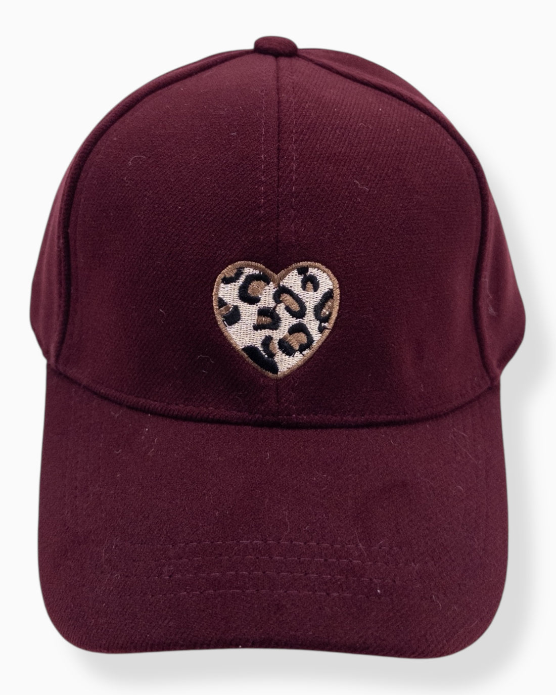 Leo Cap Herz burgund