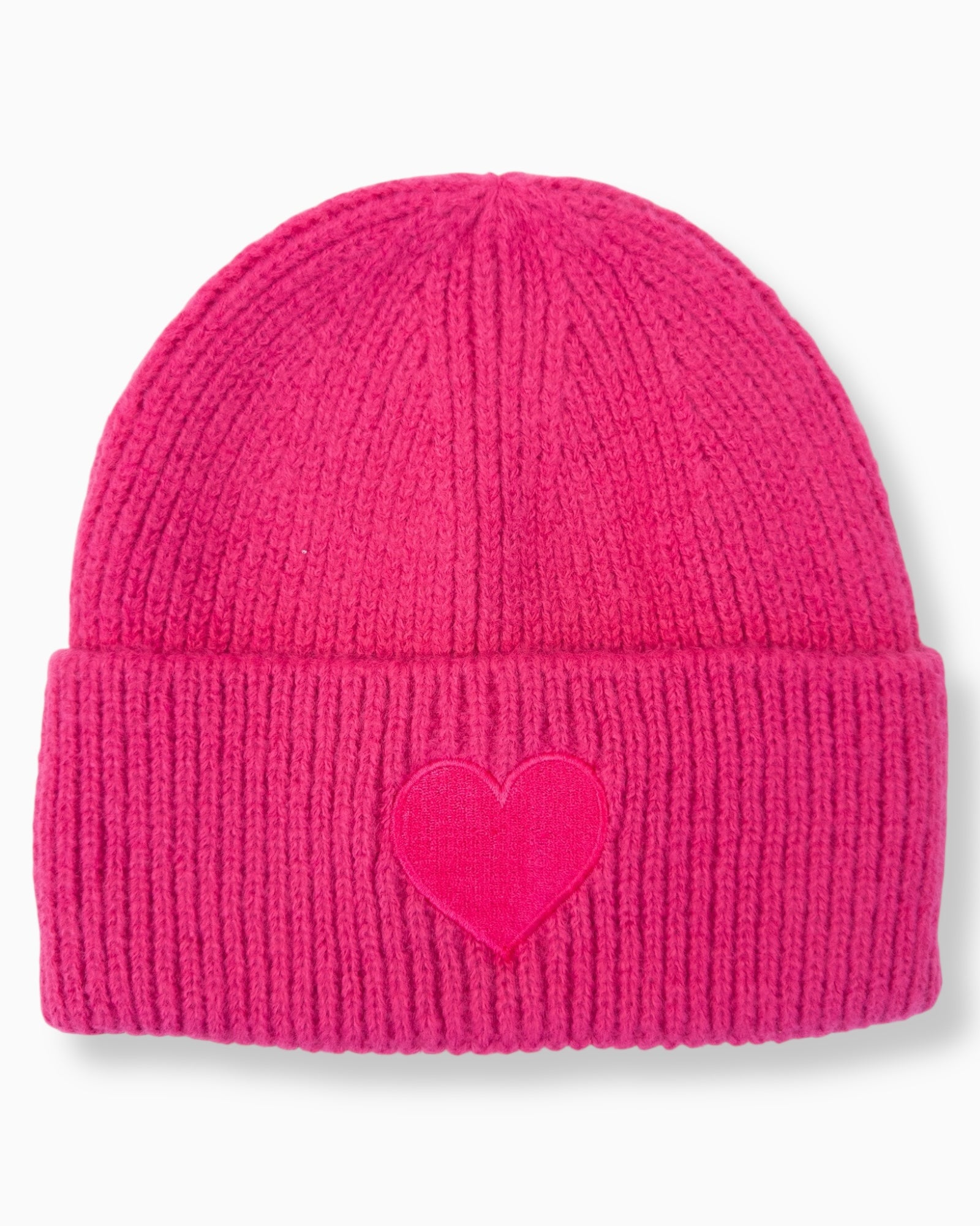 Mütze Herz pink