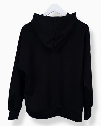 Hoodie Smile schwarz